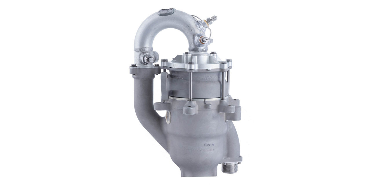 Front right view of Honeywell Attune 6 kW Compressor,