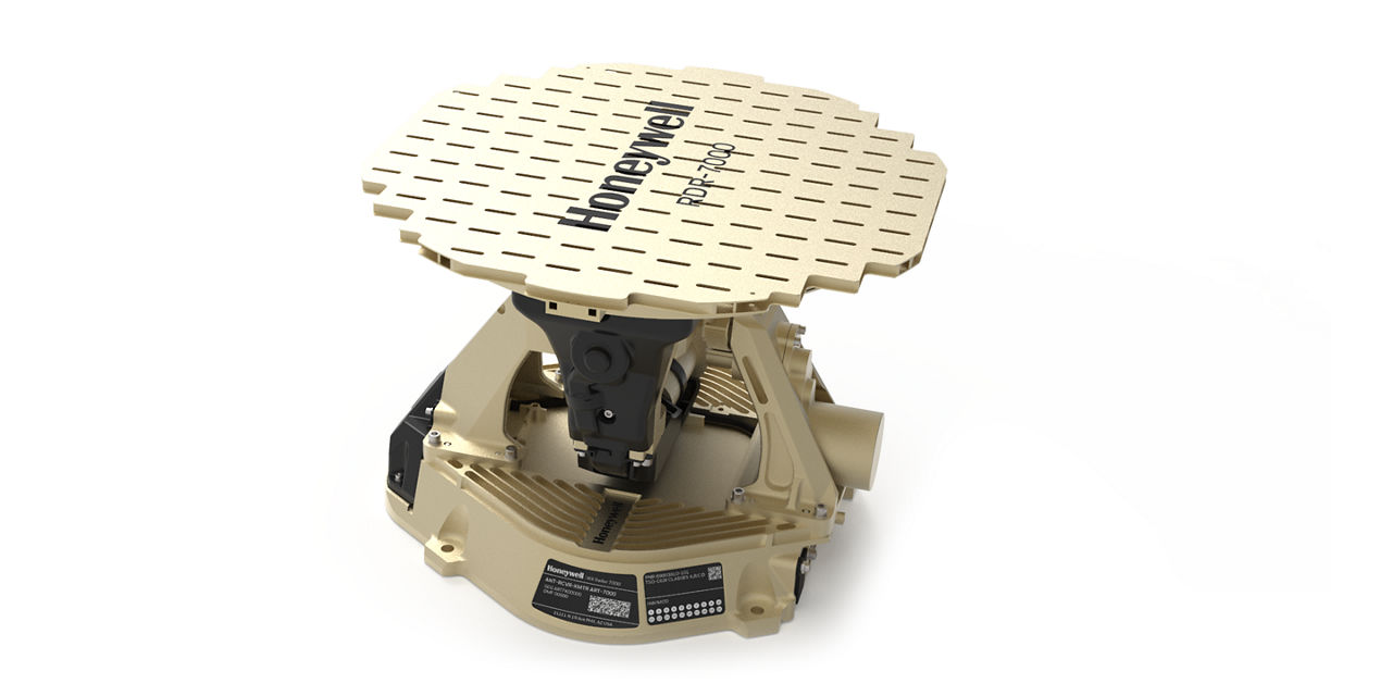 Upper side view of IntuVue RDR-7000 Weather Radar System