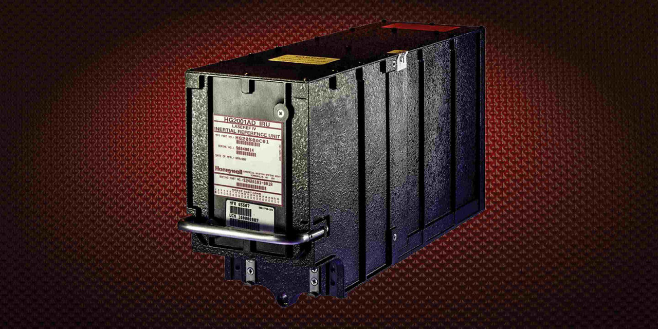 Honeywell's LASEREF IV inertial reference system is an all-digital ring laser gyro-based inertial reference system.