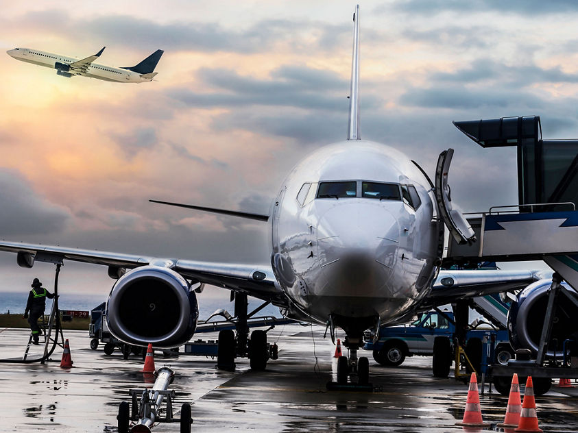 Honeywell with Lufthansa Cityline Banner