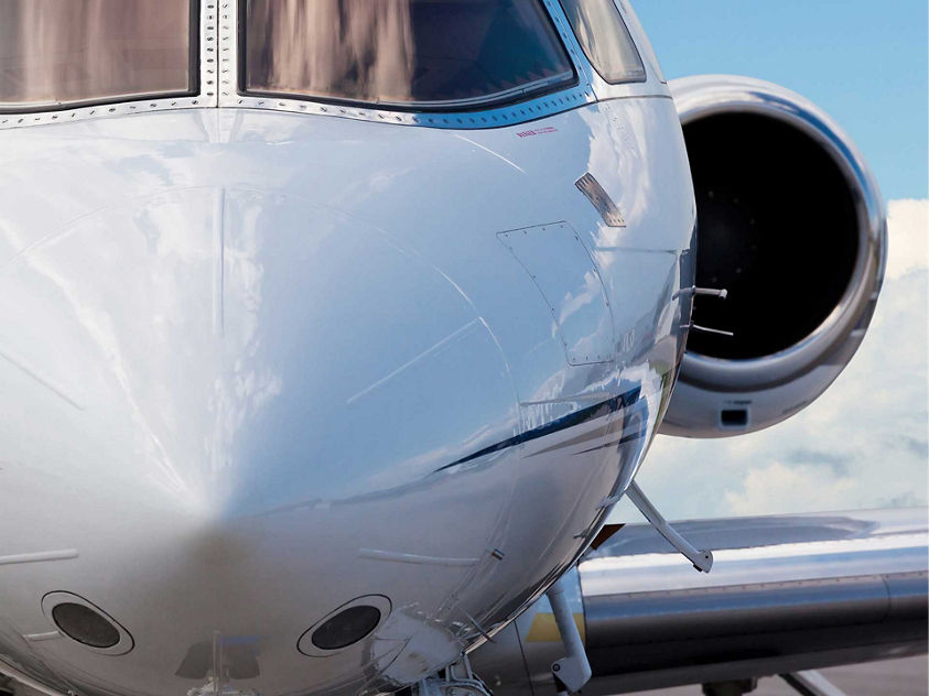 ExecuJet plane on ground
