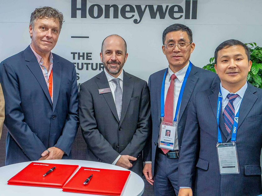 Honeywell and AMETEK Signing