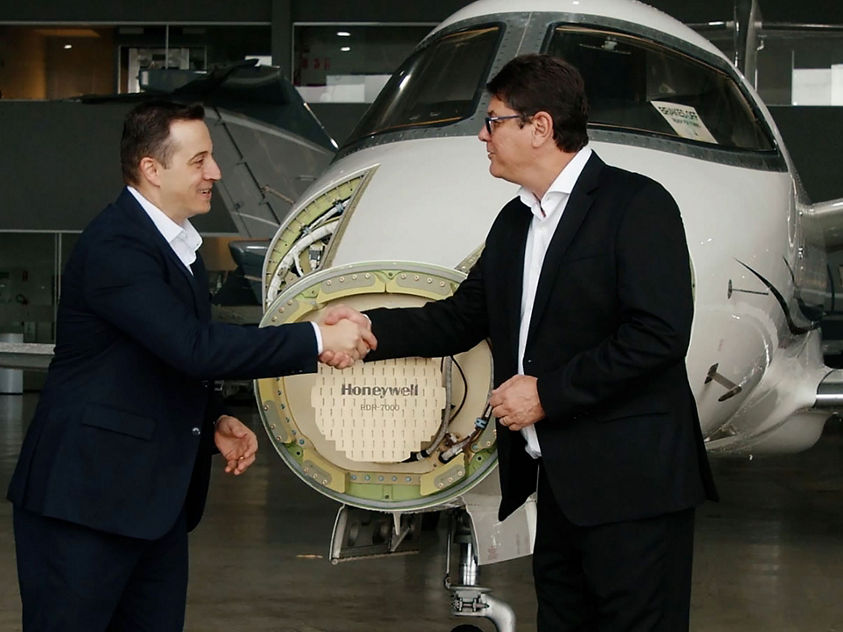 Image of Honeywell Weather Radar Technology Certified in Brazil for Bombardier Learjet