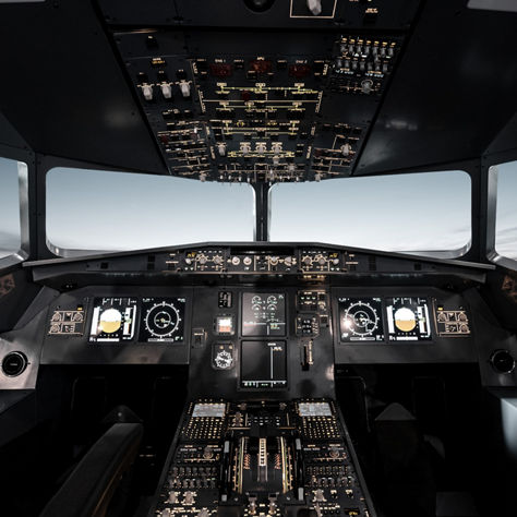 FMS-guided visual approaches 