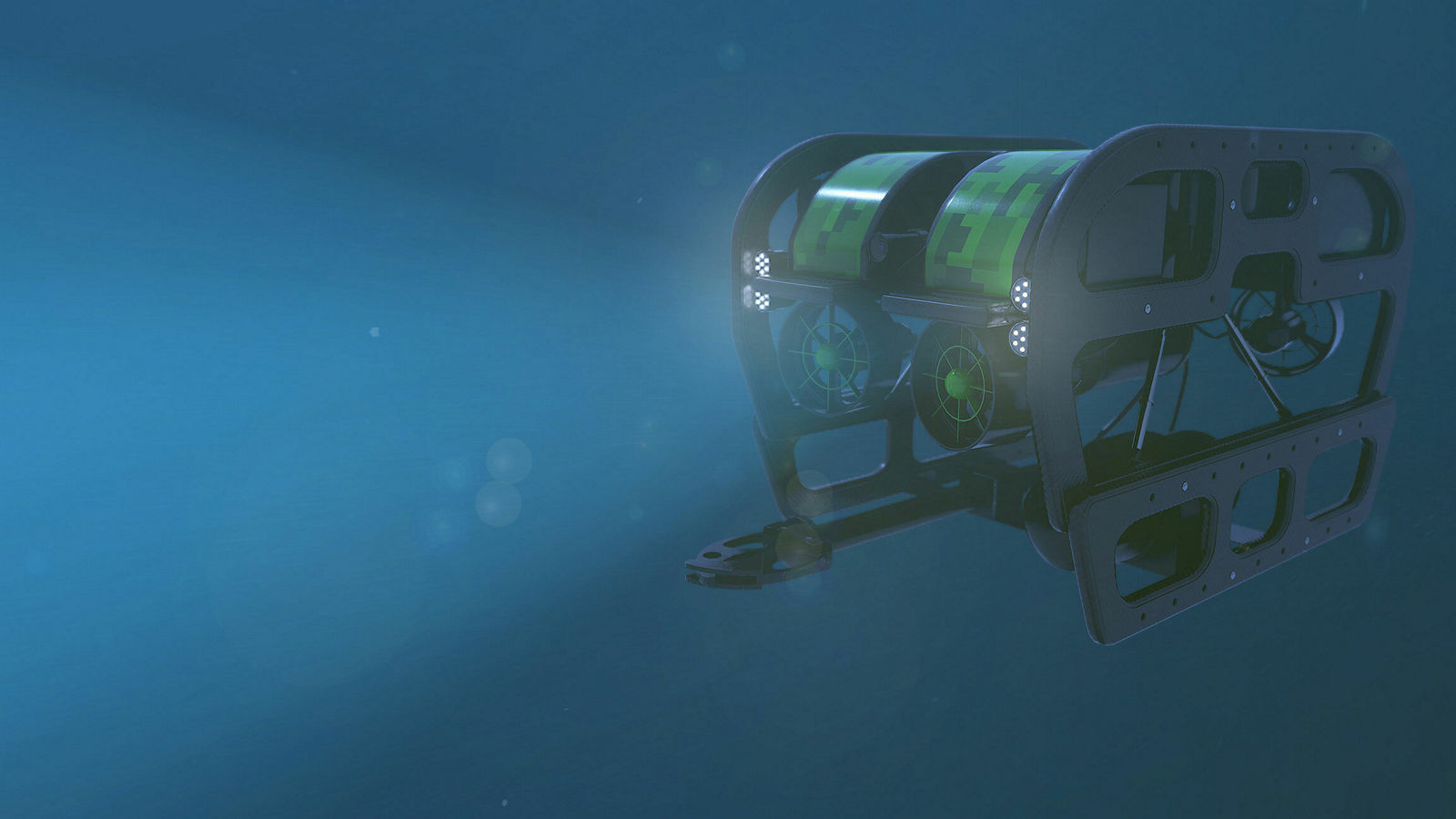 image of a Near Navigation-Grade Tactical IMU underwater