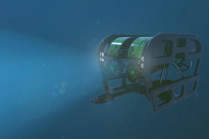image of a Near Navigation-Grade Tactical IMU underwater