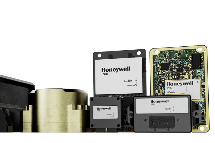 The image displays a variety of  industrial components manufactured by Honeywell.