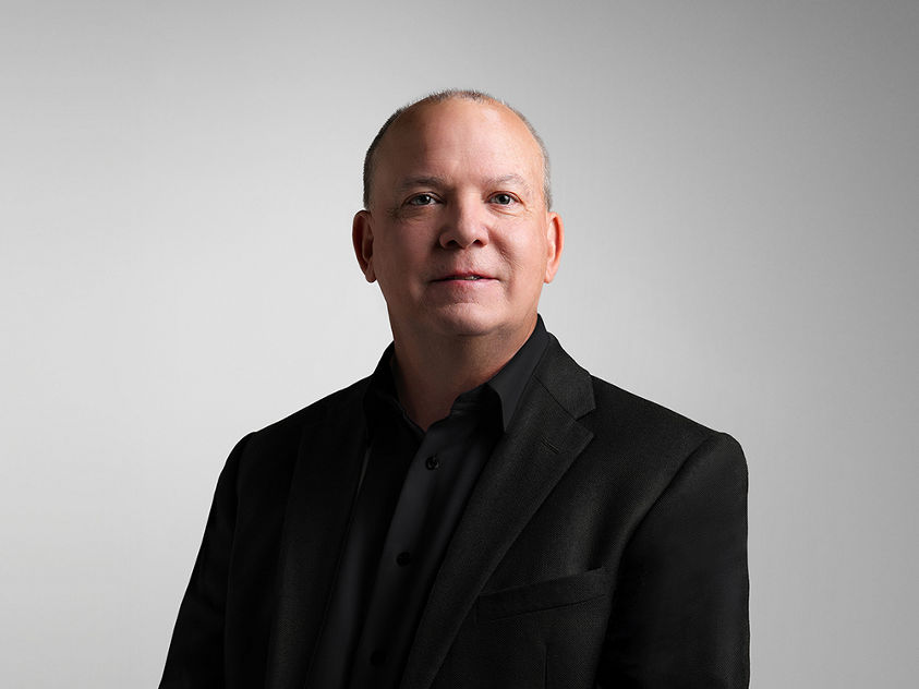 Medium shot portrait of Bob Buddecke