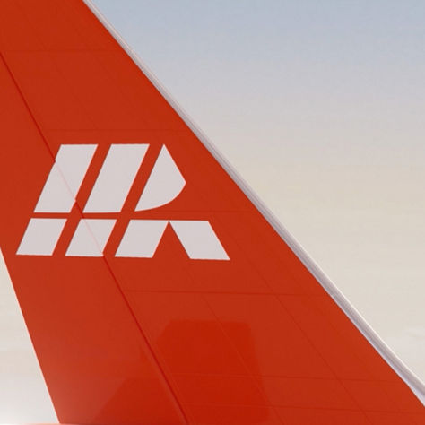 airplane tail with Honeywell Aerospace logo