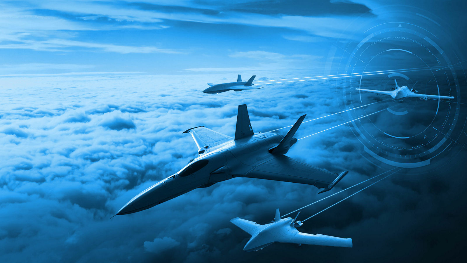 image of fighter jets flying in formation