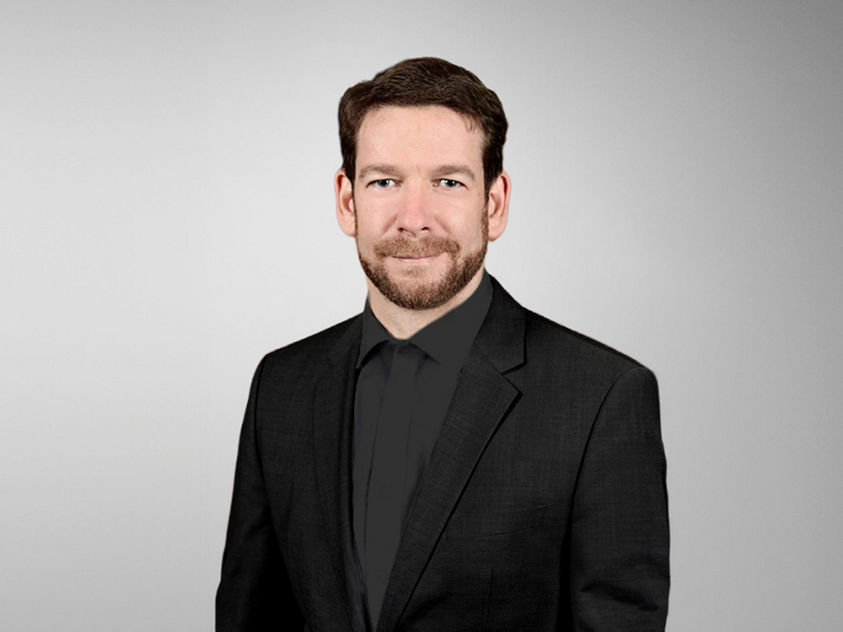 Medium shot portrait of Stephen Hedger