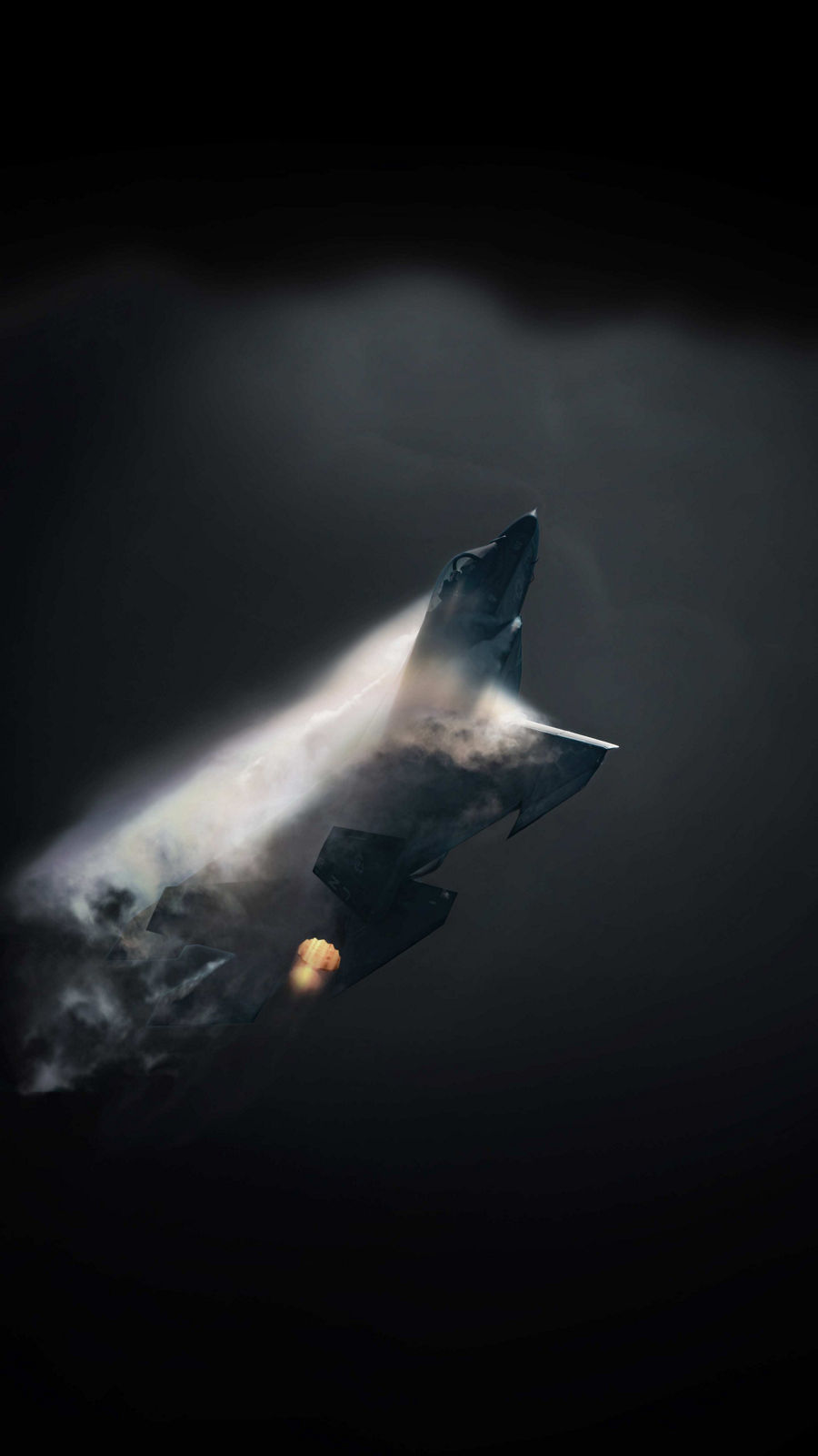 fighter jet ascending 