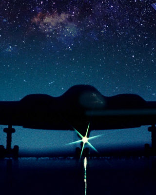 Night Sky Stargazing In A Defense Zone