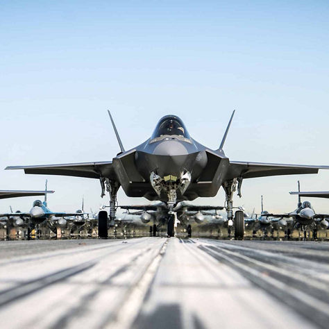 F-35 Aircraft Flying