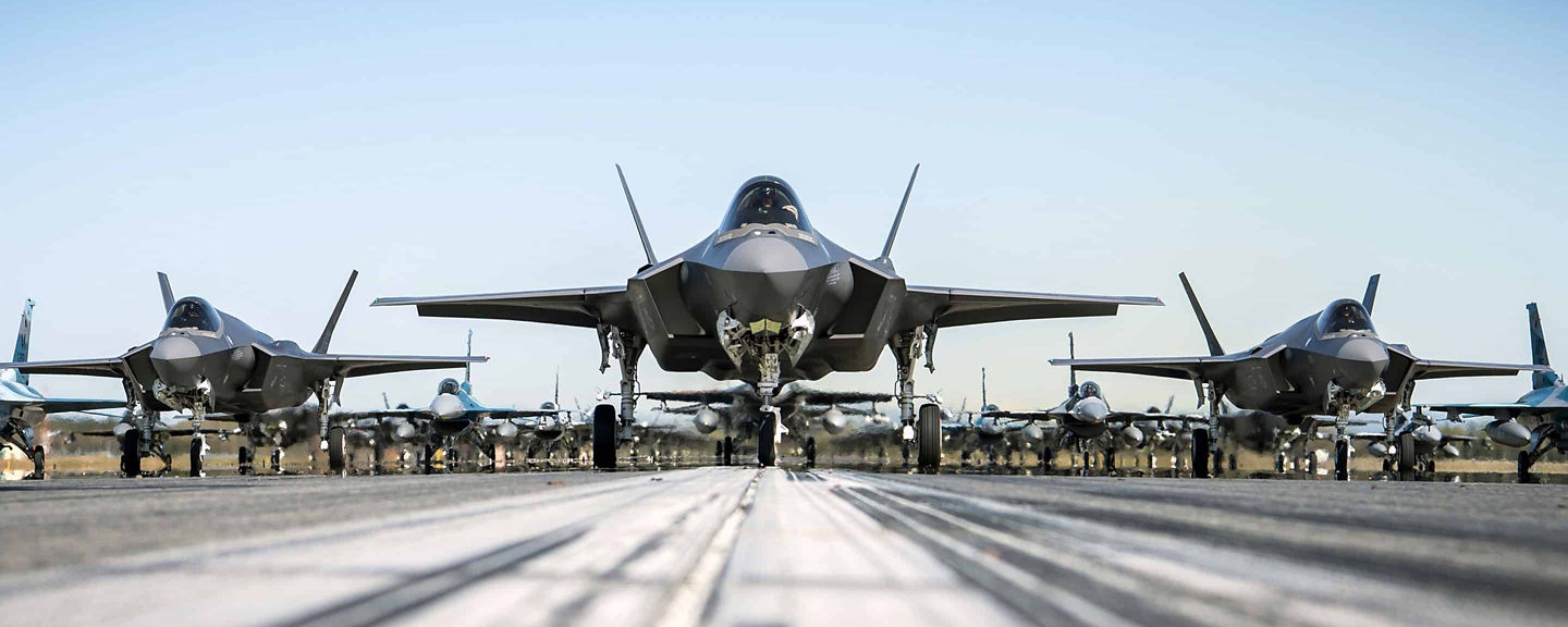 F-35 Aircraft Flying