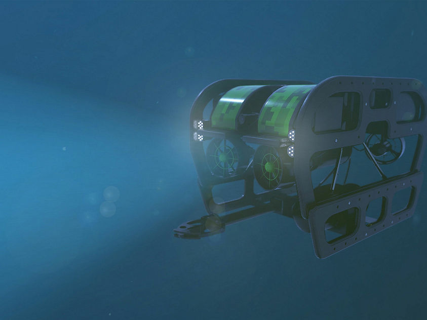 image of a Near Navigation-Grade Tactical IMU underwater
