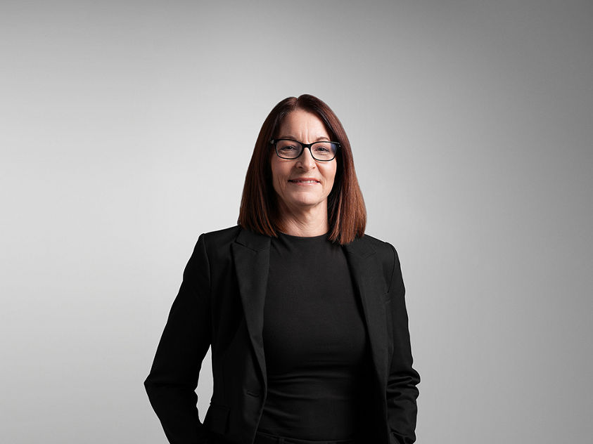 Medium shot portrait of Karen Arlak